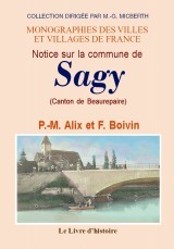 Notice sur la commune de Sagy - canton de Beaurepaire