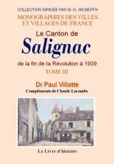 Le canton de Salignac
