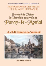 Le comté de Chalon, le Charollais et la ville de Paray-le-Monial