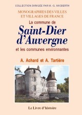 La commune de Saint-Dier d'Auvergne et les communes environnantes