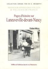 Pages d'histoire sur Laneuveville-devant-Nancy