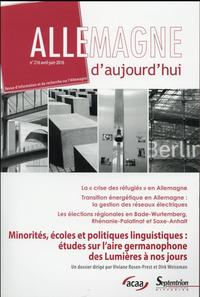 Allemagne d''aujourd''hui, n°216/avril - juin 2016