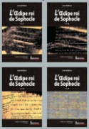 L'OEDIPE ROI DE SOPHOCLE. LE TEXTE ET SES INTERPRETATIONS - 4 TOMES