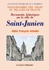 SAINT-JUNIEN (DOCUMENTS HISTORIQUES SUR LA VILLE DE)