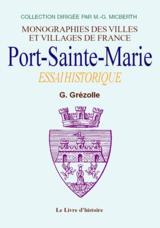 PORT-SAINTE-MARIE (HISTOIRE DE)