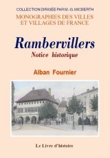 RAMBERVILLERS - NOTICE HISTORIQUE