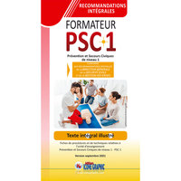Fiches "Guide technique du formateur PSC1 Premiers Secours Civiques de niveau 1"