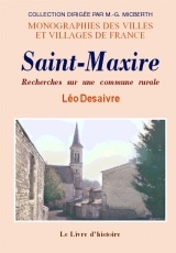 Saint-Maxire - recherches sur une commune rurale