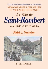 SAINT-RAMBERT-EN-BUGEY (LA VILLE DE) AUX XVIIE ET XVIIIE SIECLES