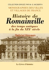 Histoire de Romainville - des temps antiques à la fin du XIXe siècle