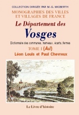 Département des Vosges - dictionnaire des communes, hameaux, écarts, fermes