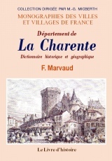Département de la Charente - dictionnaire historique et géographique
