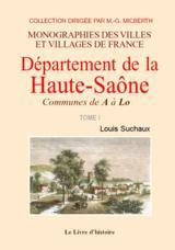 Département de la Haute-Saône - dictionnaire historique, topographique et statistique