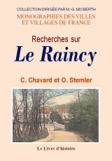 LE RAINCY (RECHERCHES SUR)