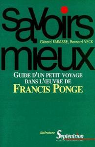 Guide d'un petit voyage dans l'oeuvre de Francis Ponge