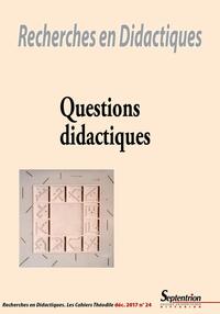 Questions didactiques