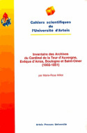Inventaire des archives du cardinal de La Tour d'Auvergne, évêque d'Arras, Boulogne-sur-Mer et Saint-Omer - 1802-1851