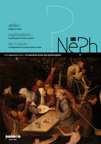 LA NEPH 1 - LA NOUVELLE ECOLE DES PHILOSOPHES
