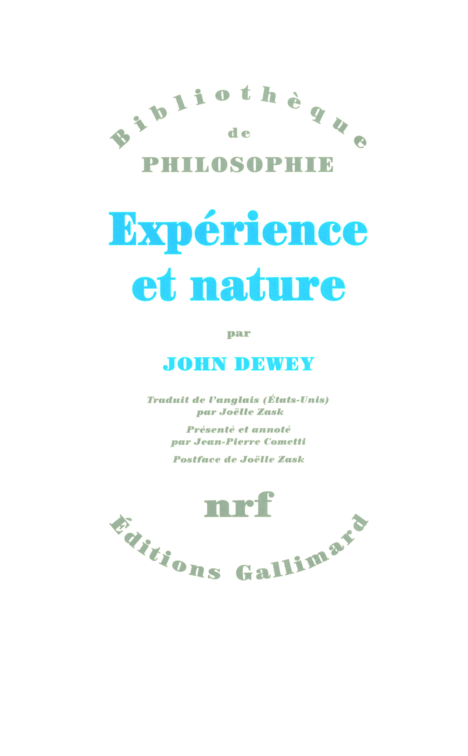 Expérience et nature