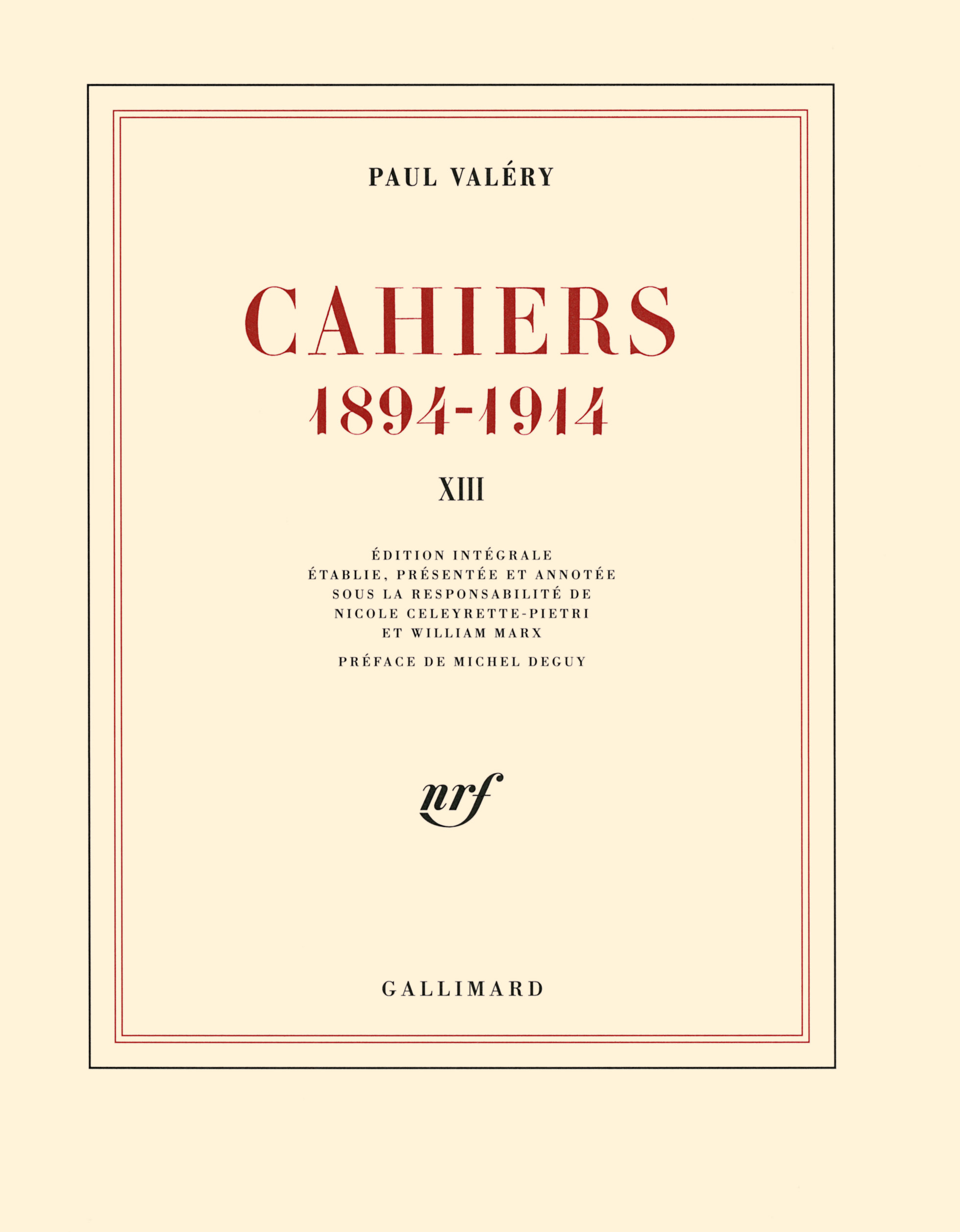 Cahiers