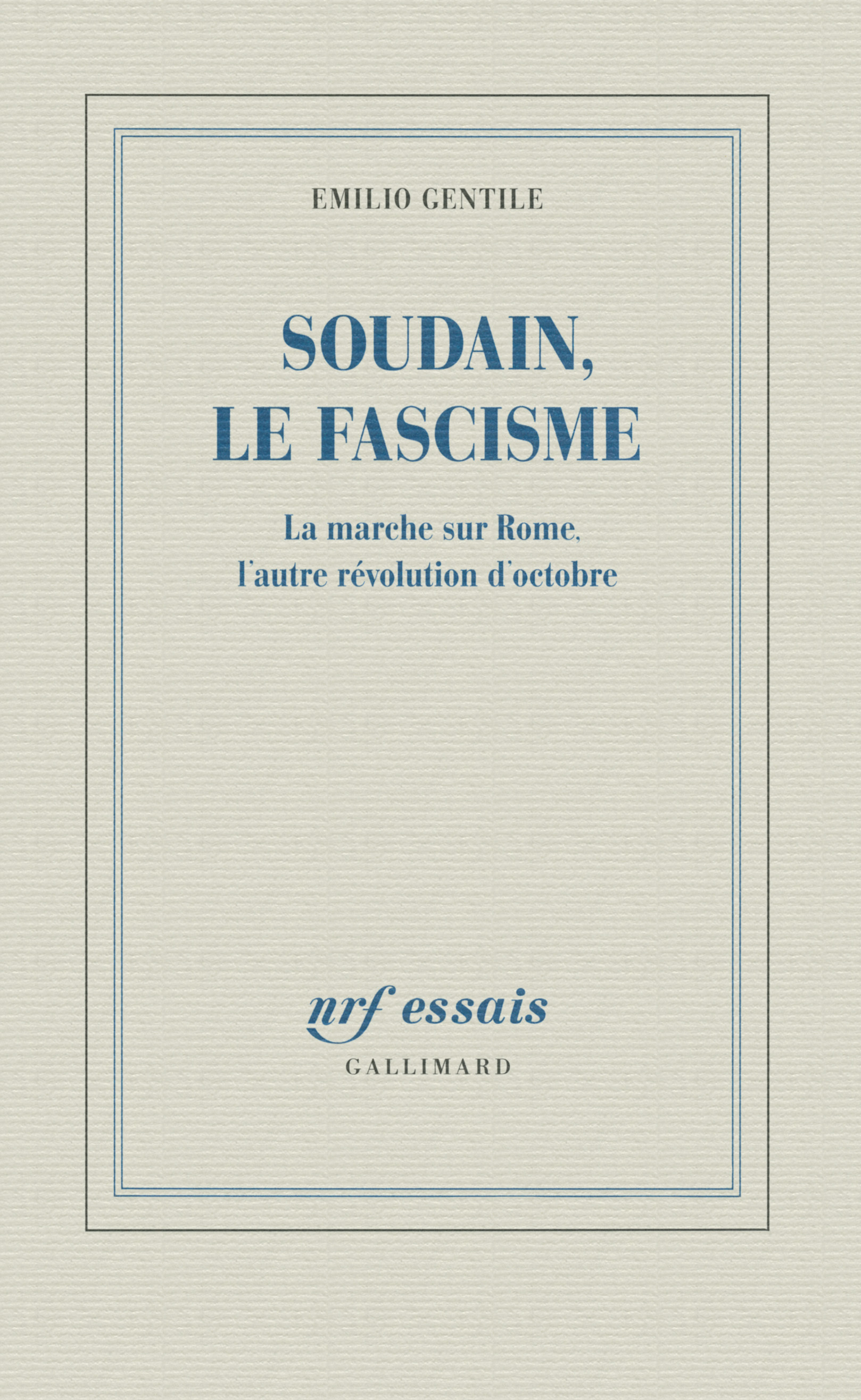 Soudain, le fascisme
