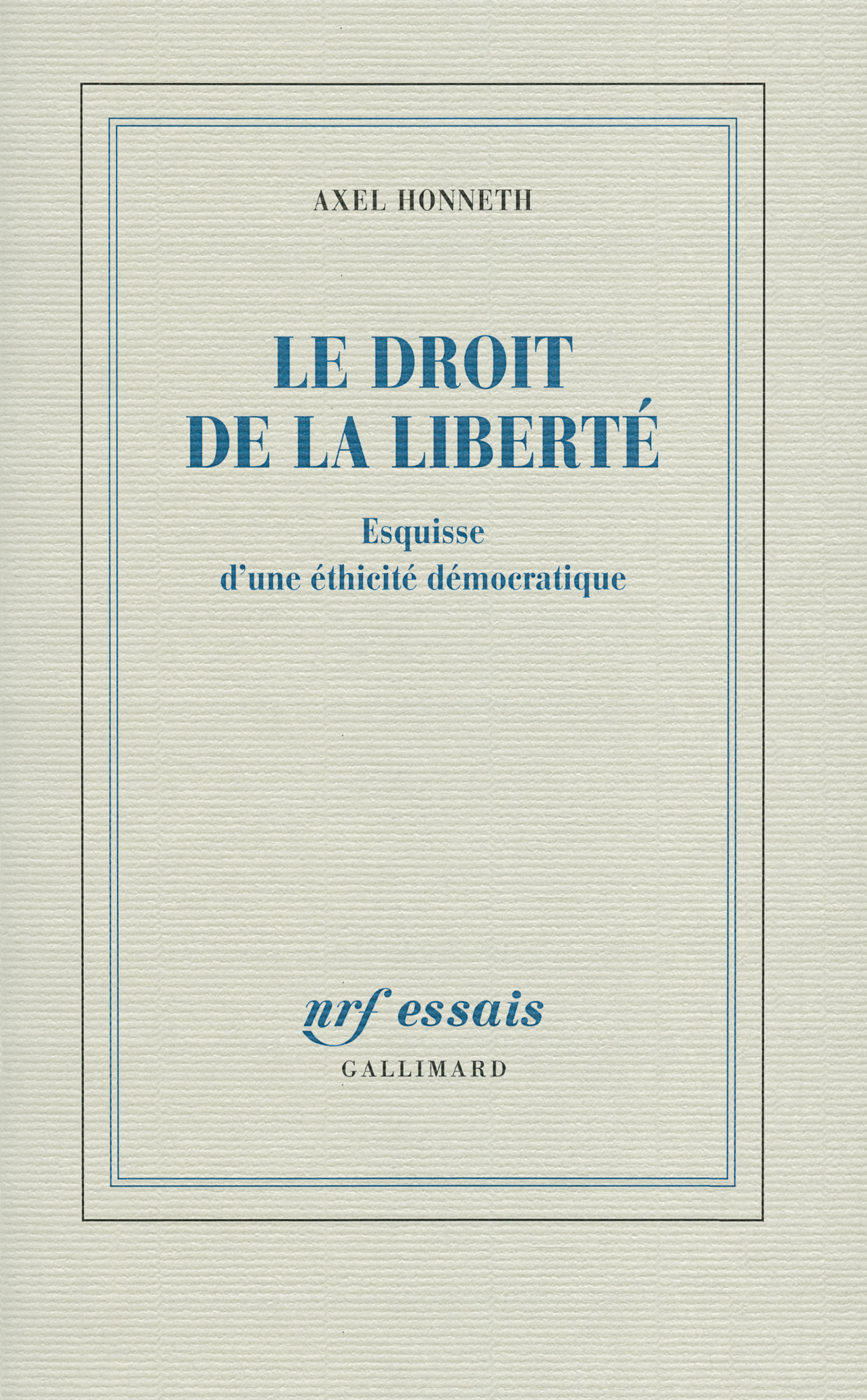 Le droit de la liberté