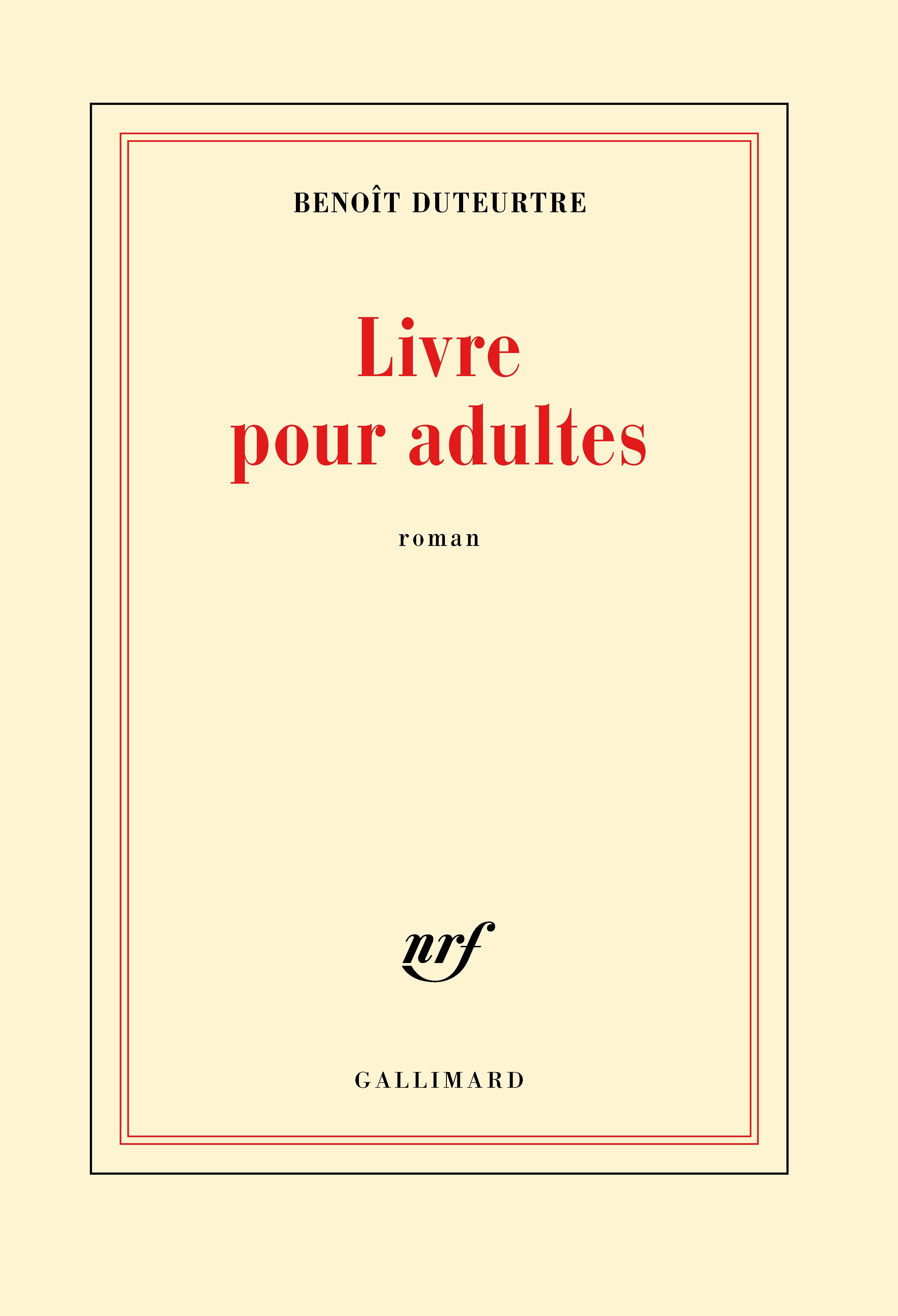 Livre pour adultes