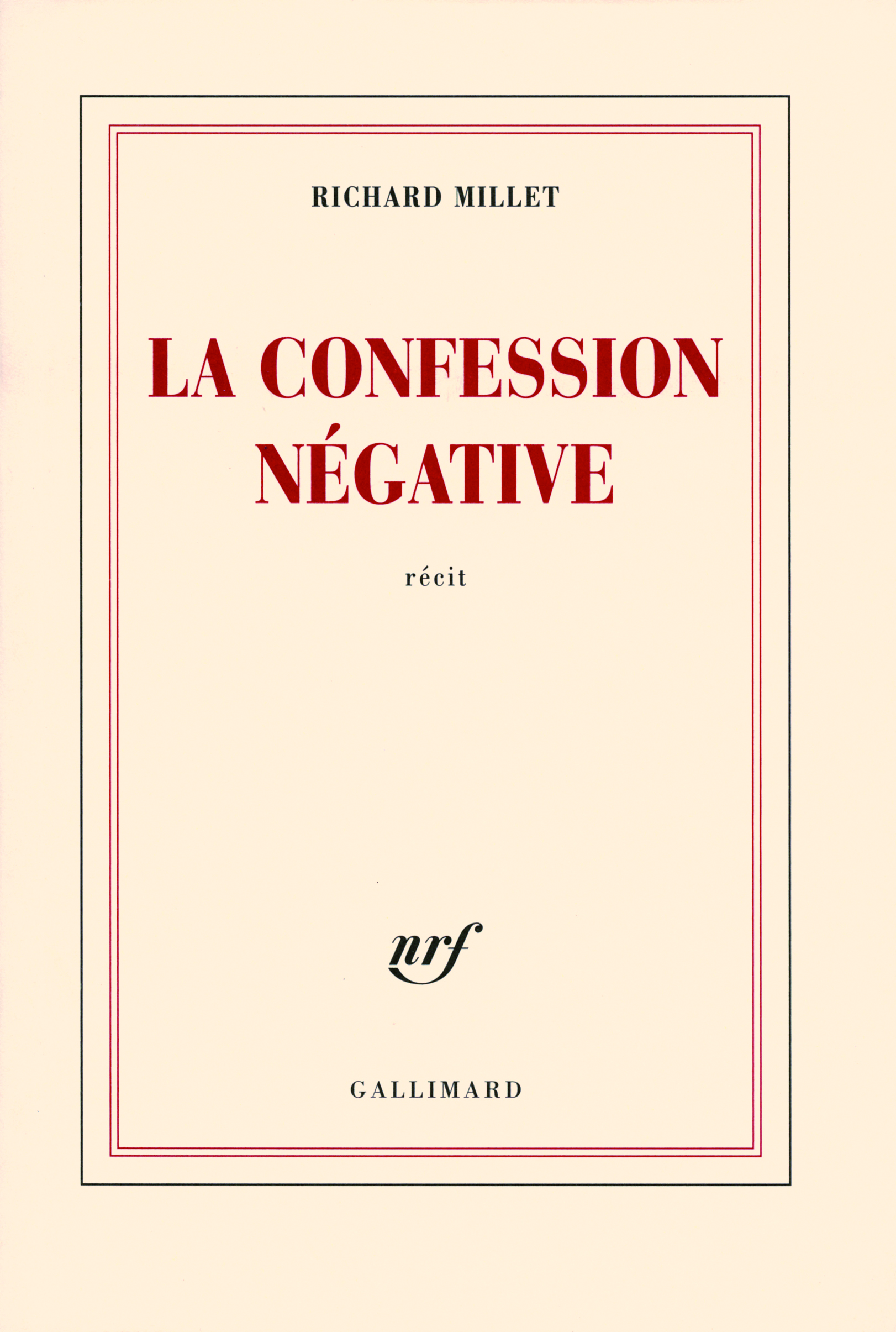 La confession négative