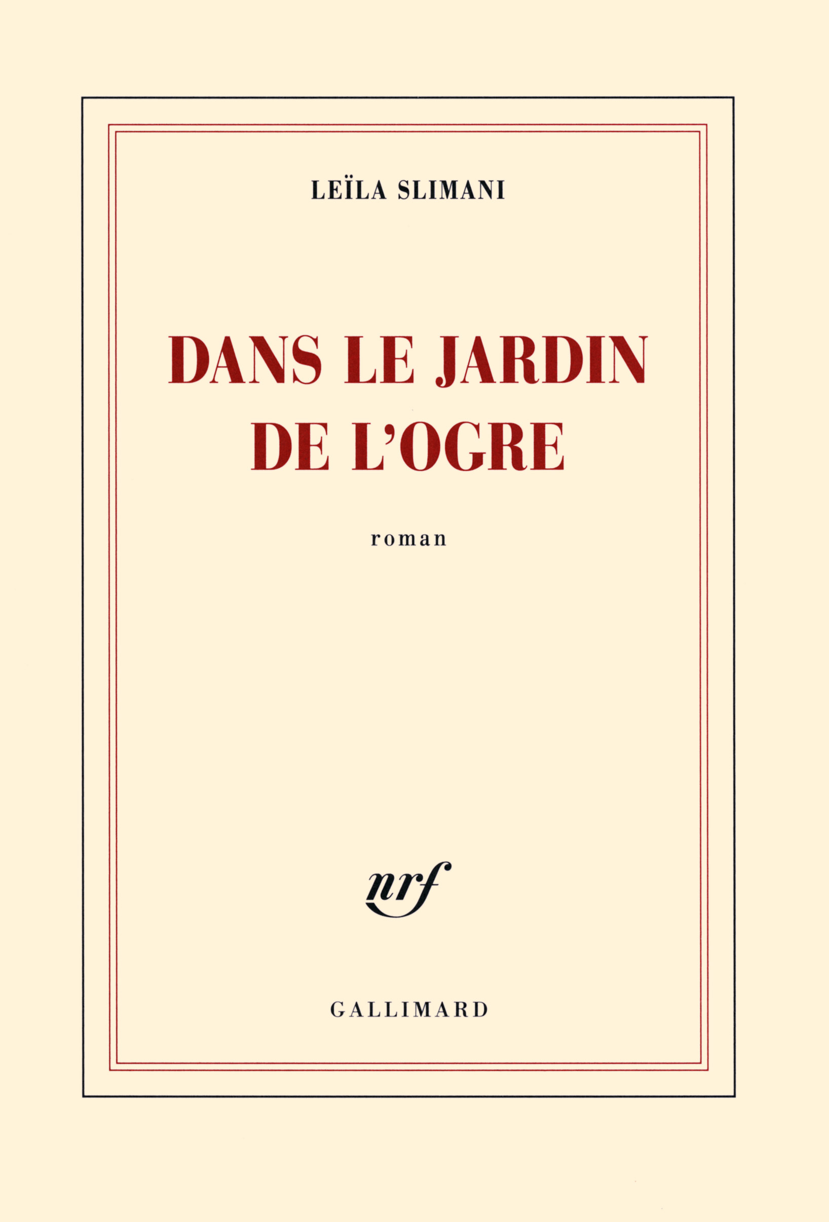 Dans le jardin de l'ogre