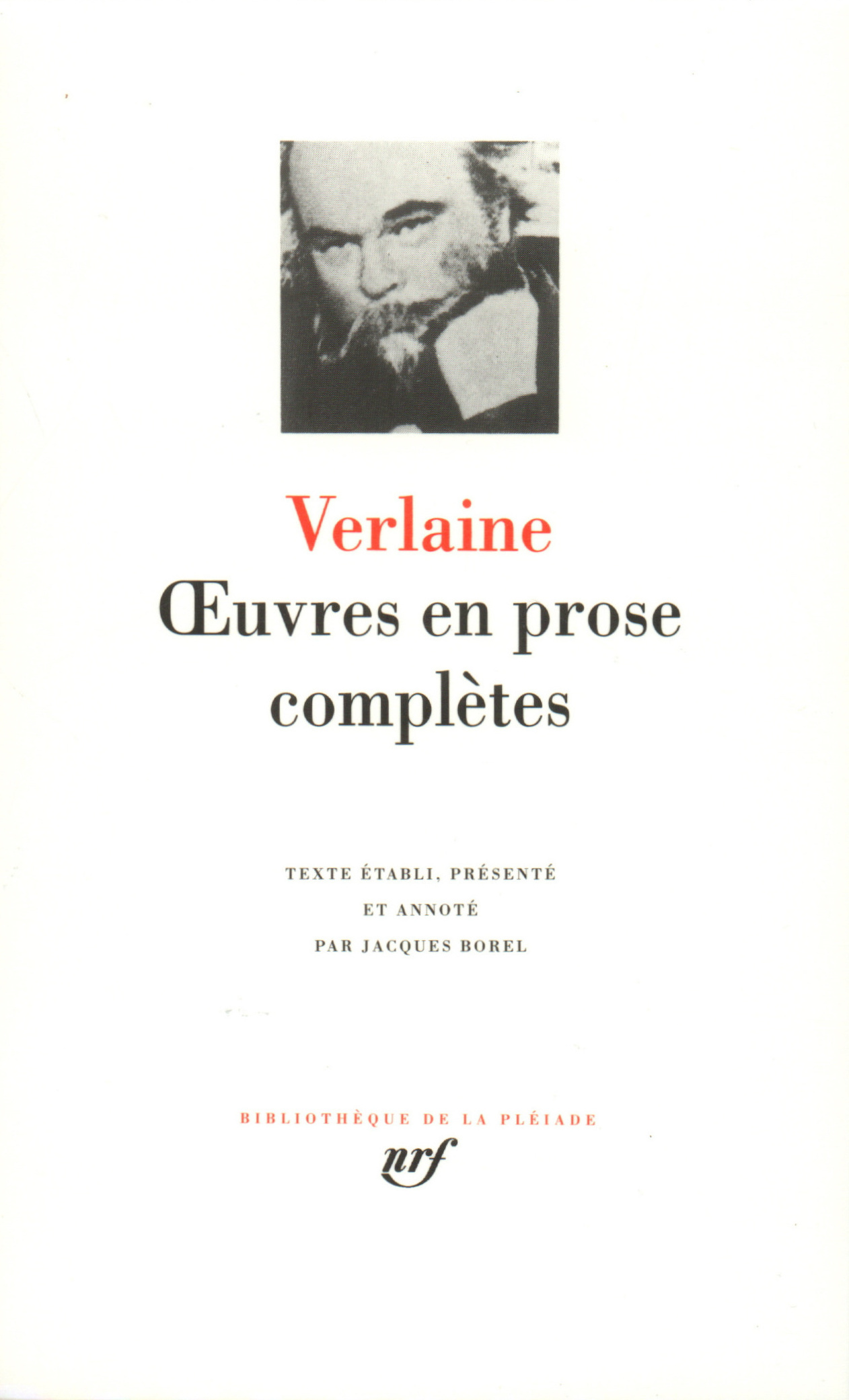 Œuvres en prose complètes