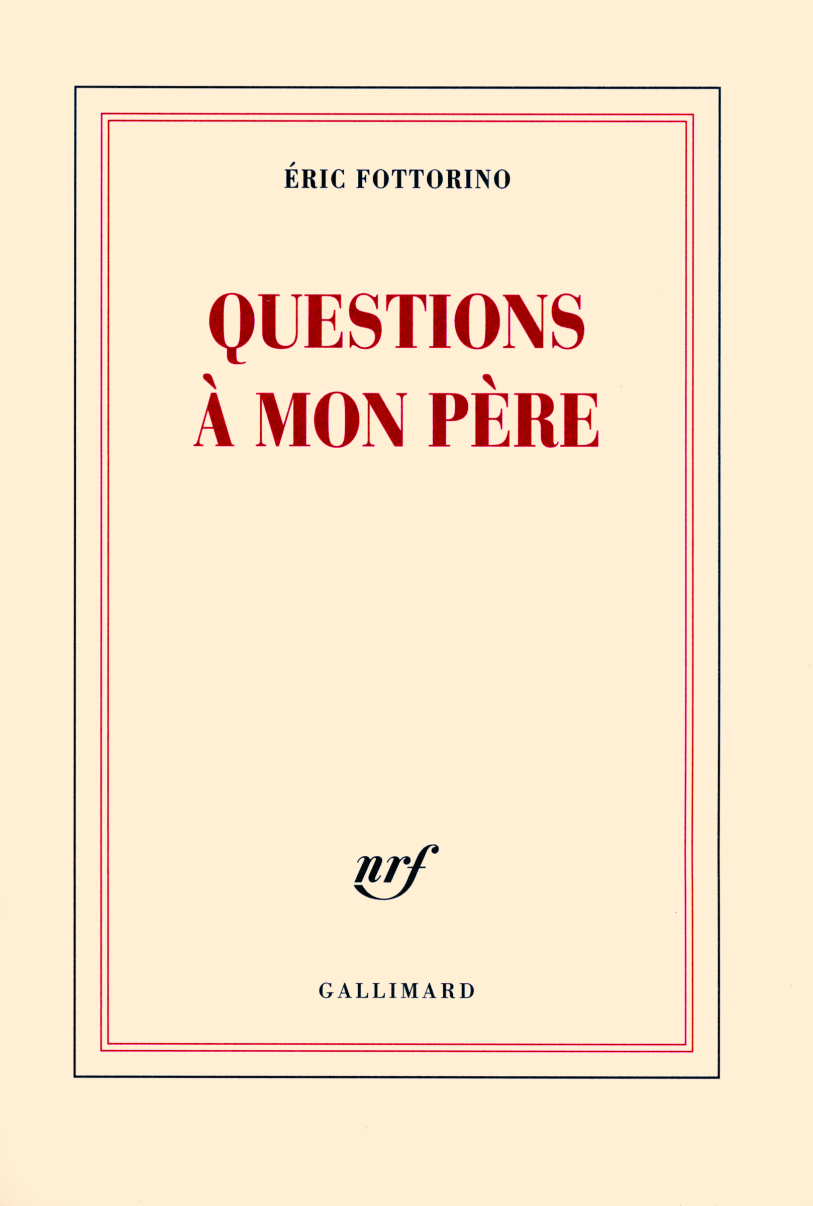 Questions à mon père
