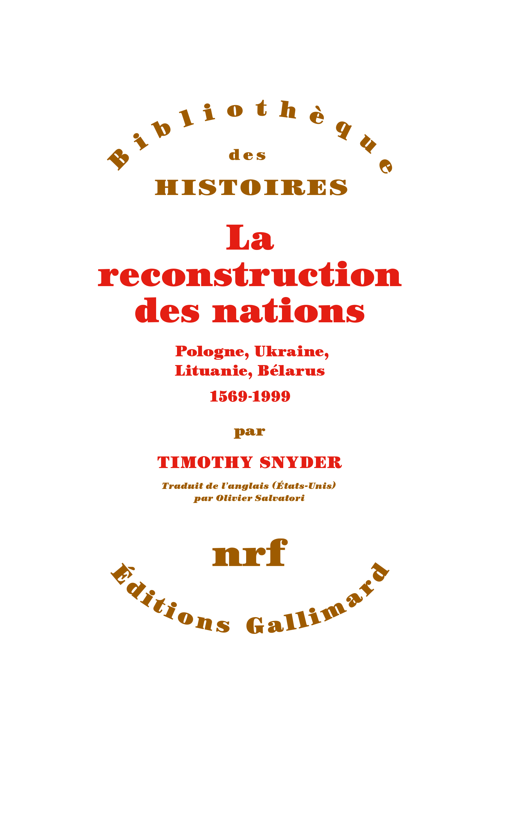 La reconstruction des nations