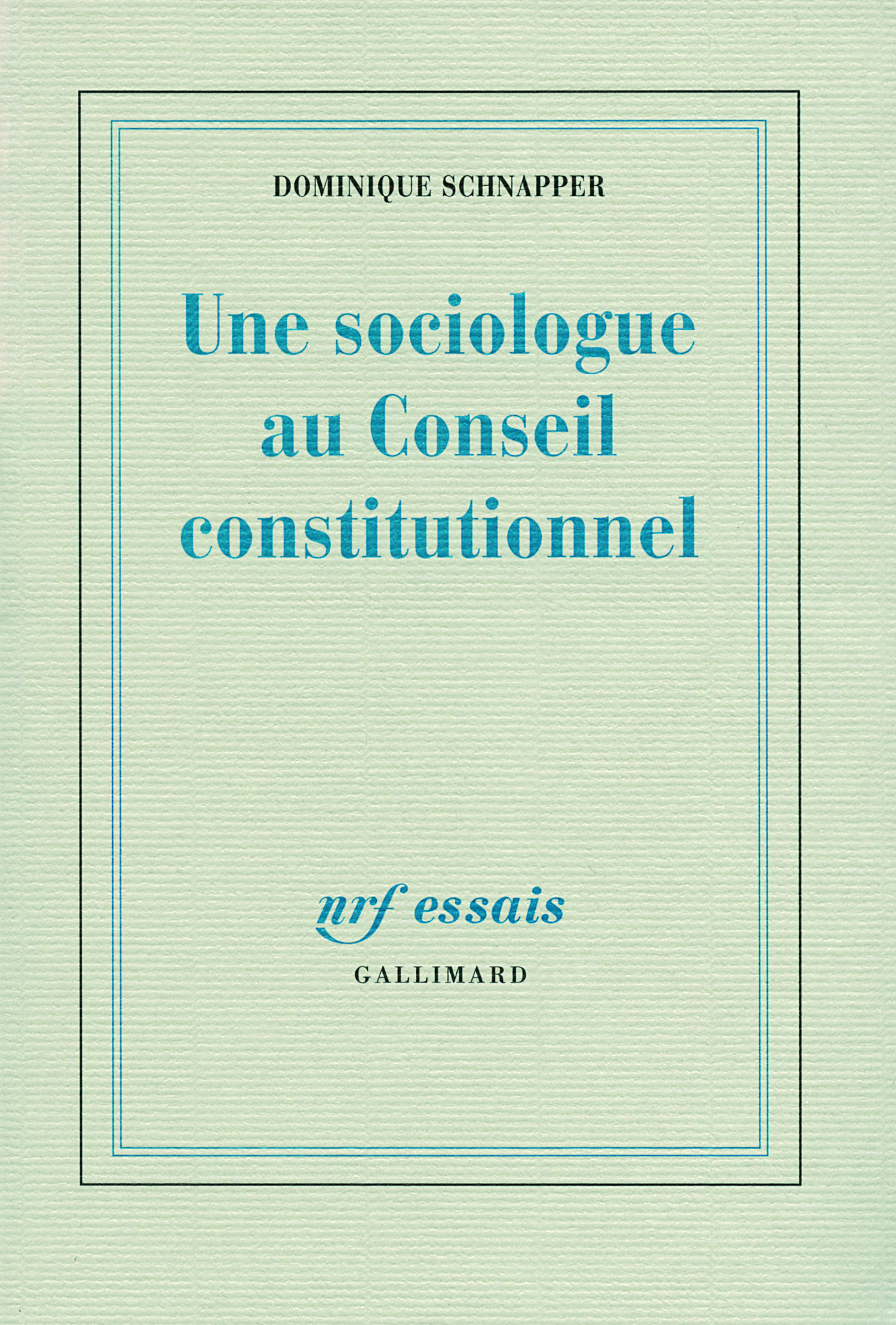 Une sociologue au Conseil Constitutionnel