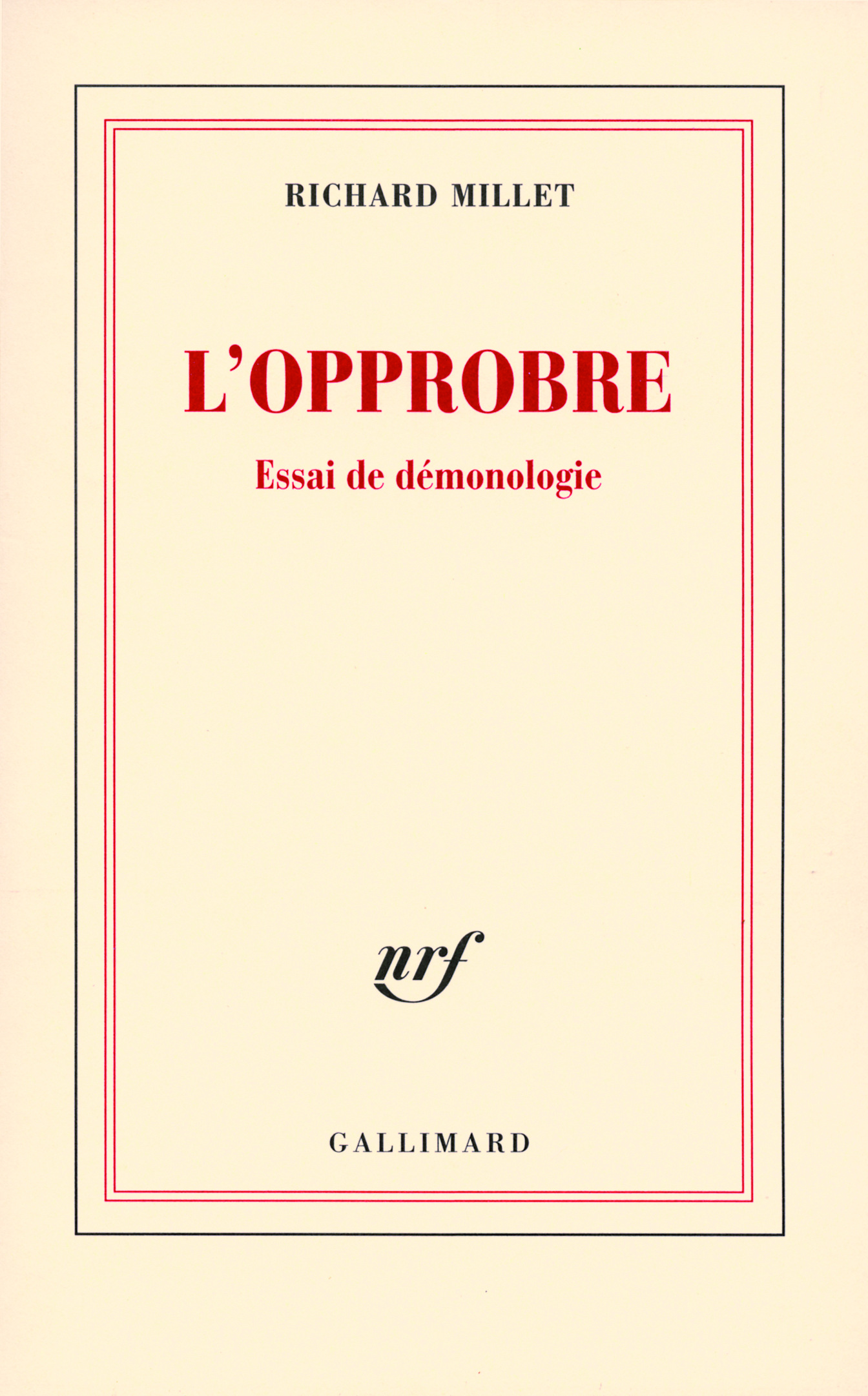 L'opprobre