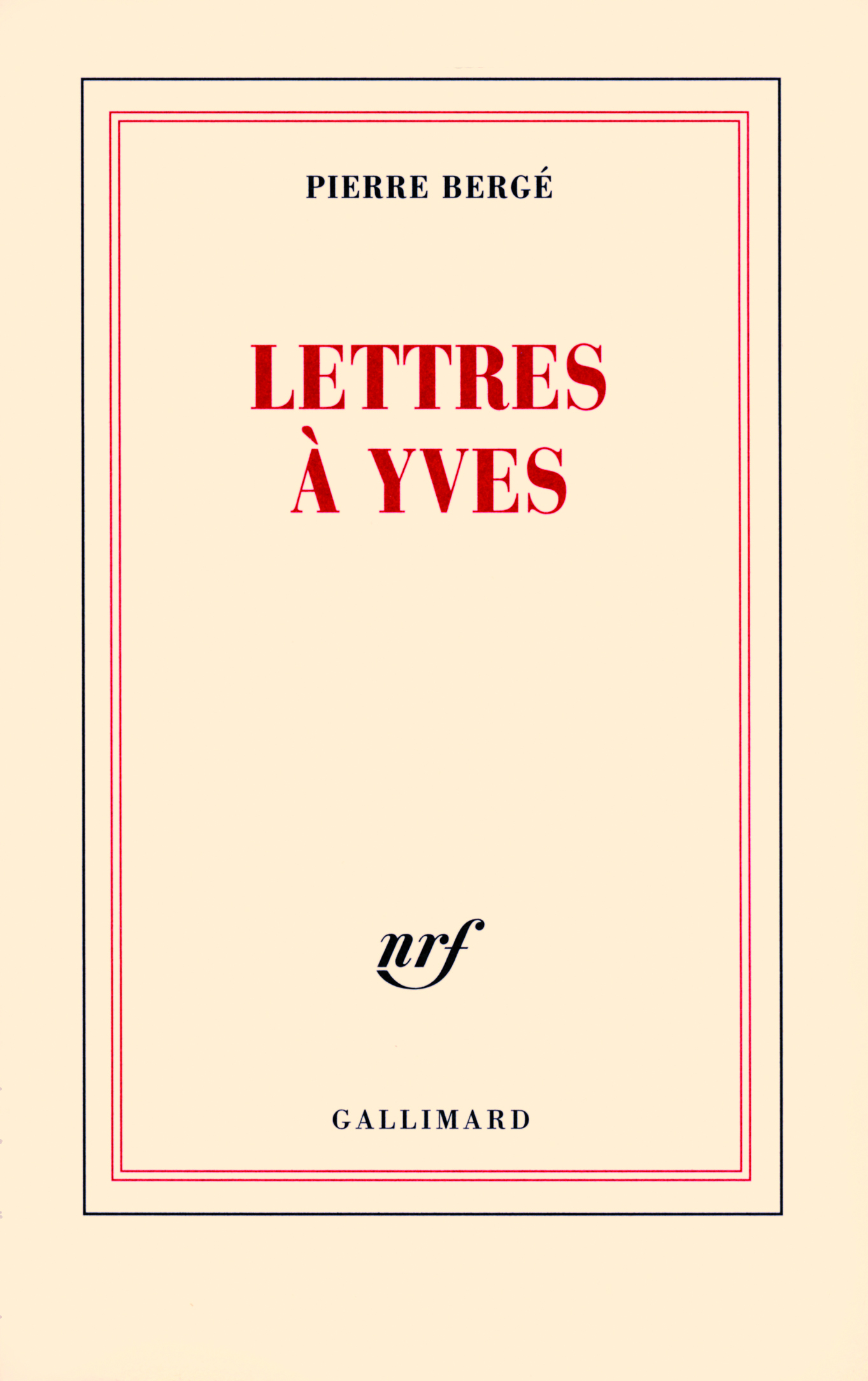 Lettres à Yves