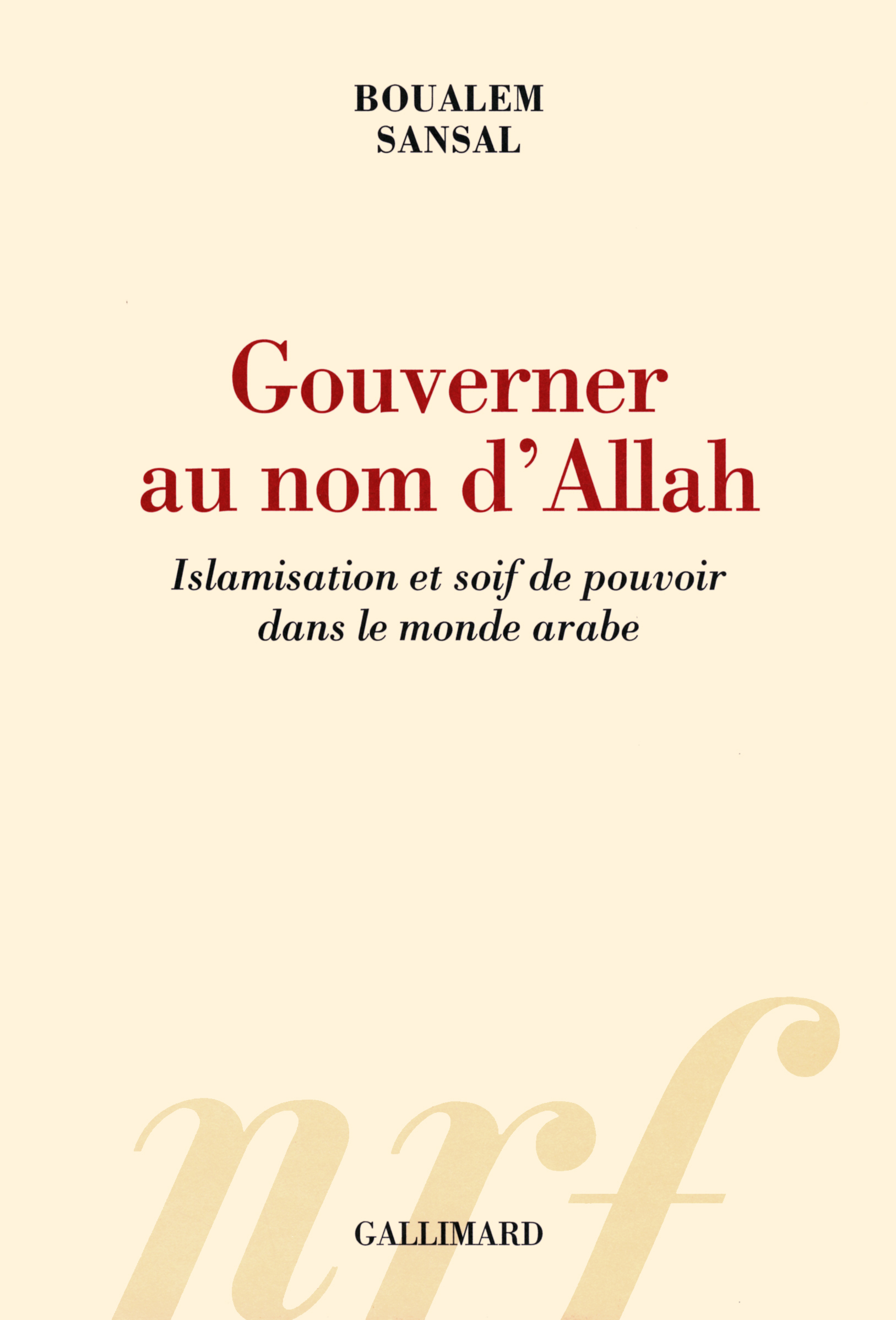 GOUVERNER AU NOM D-ALLAH (ISLAMISATION ET S OIF DE POUVOIR DANS