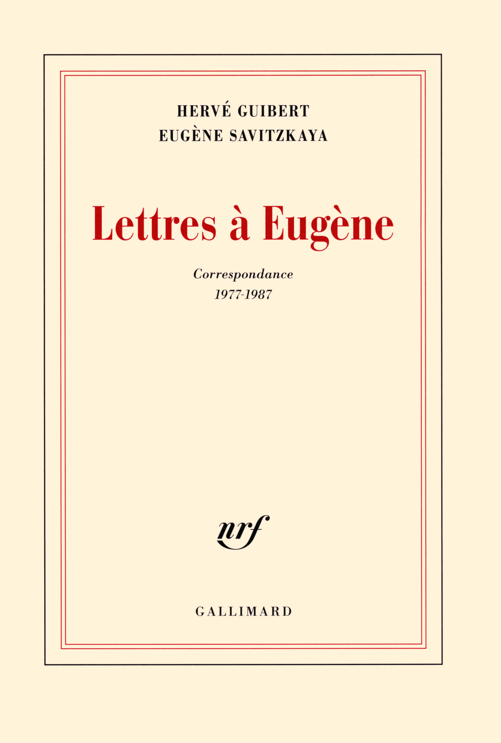 Lettres à Eugène