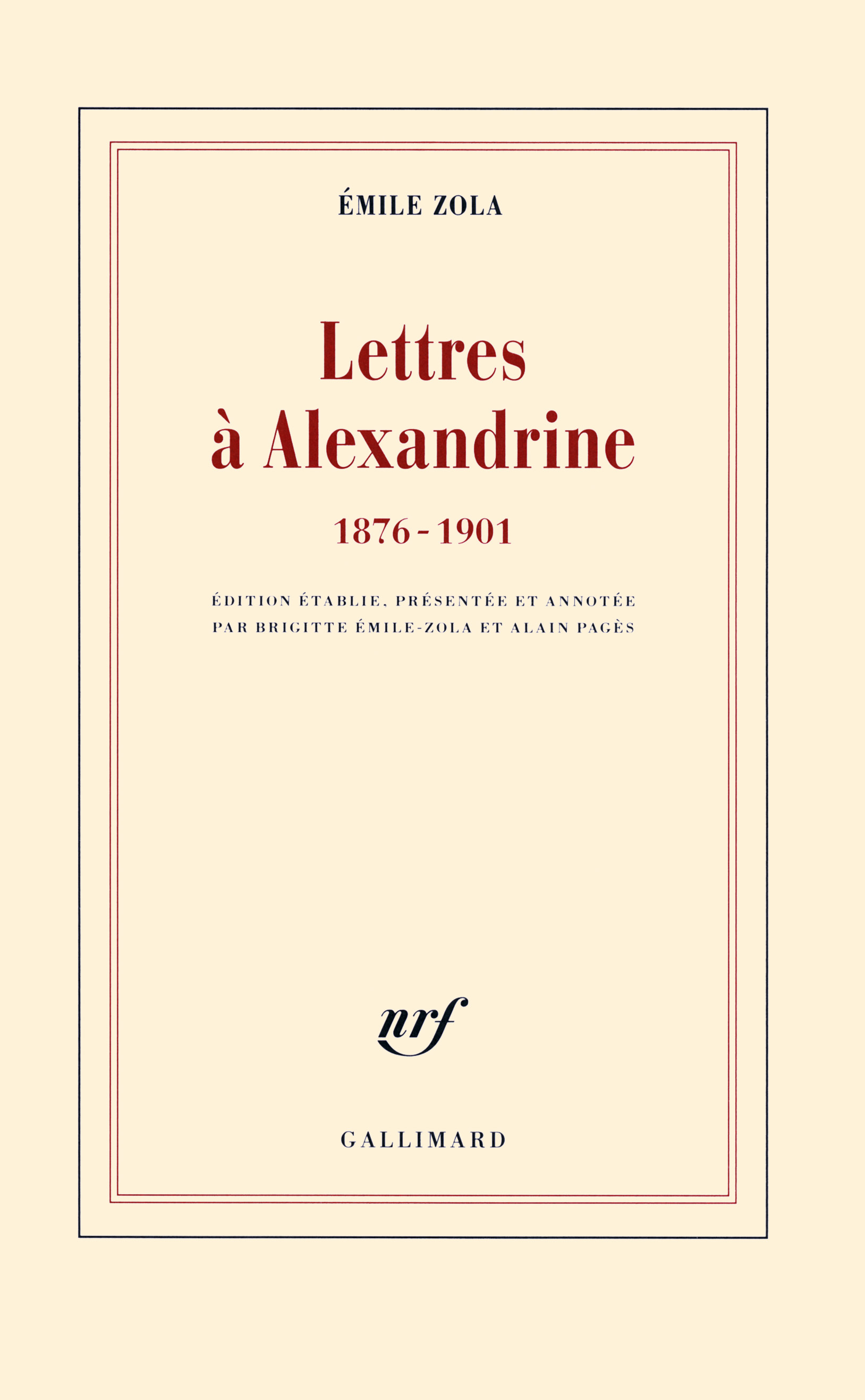 Lettres à Alexandrine