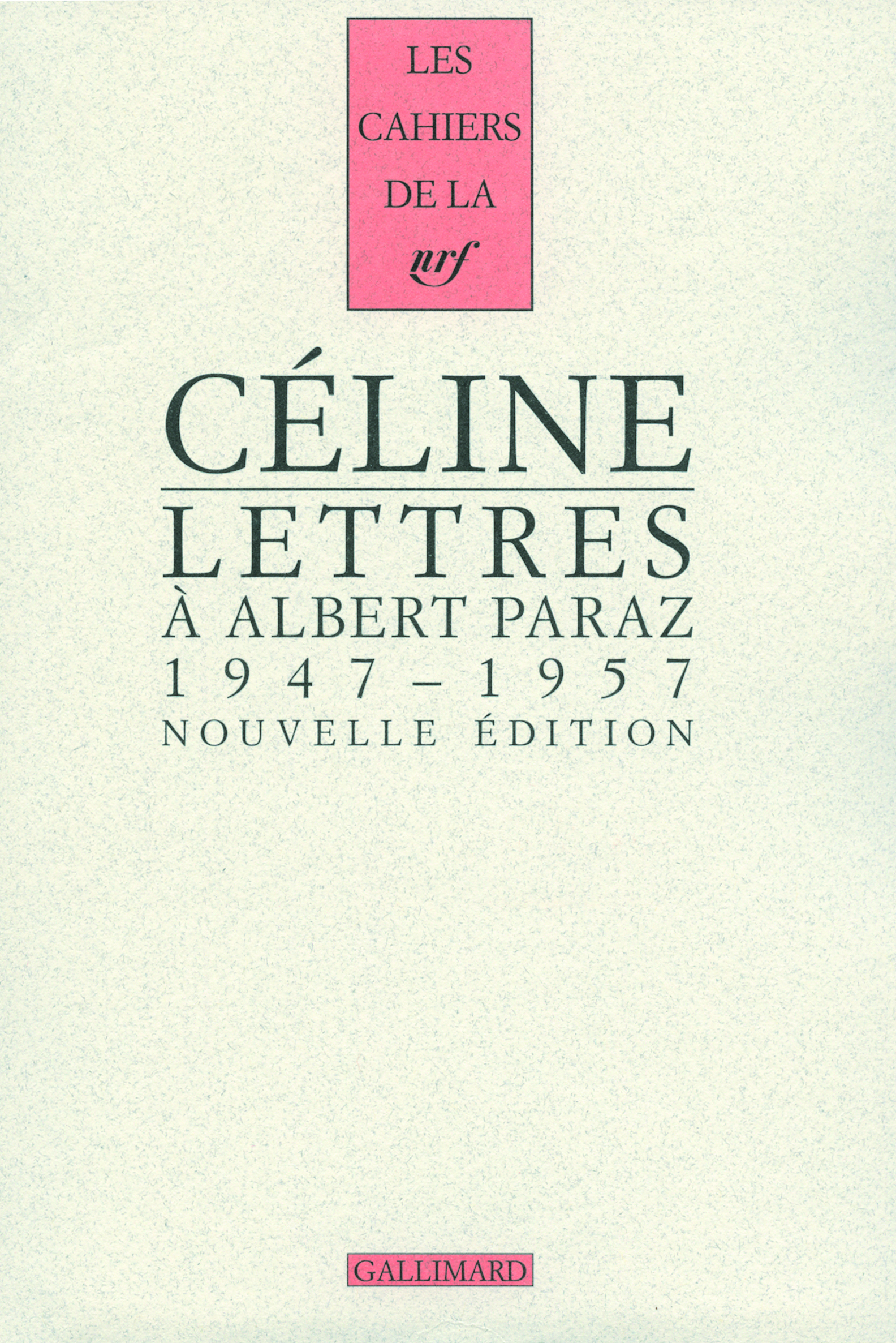 Lettres à Albert Paraz