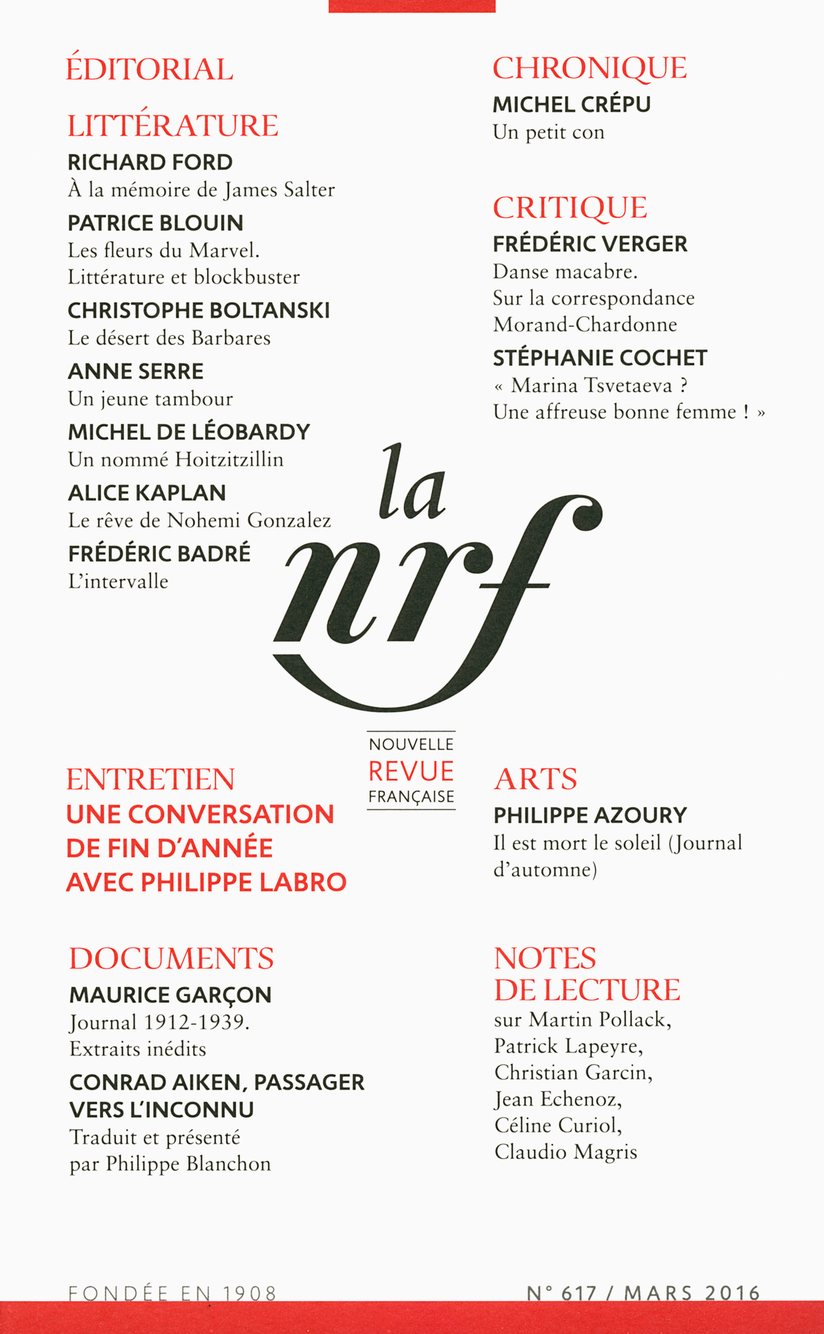 La Nouvelle Revue Française