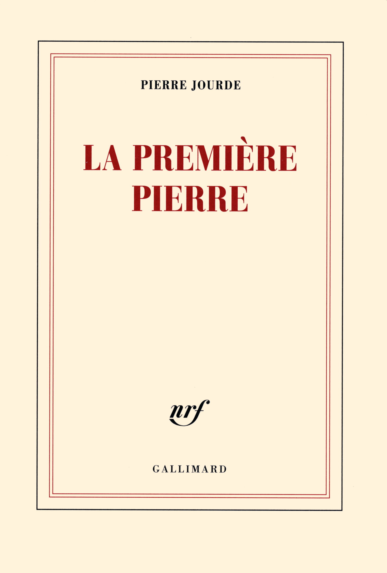 La première pierre