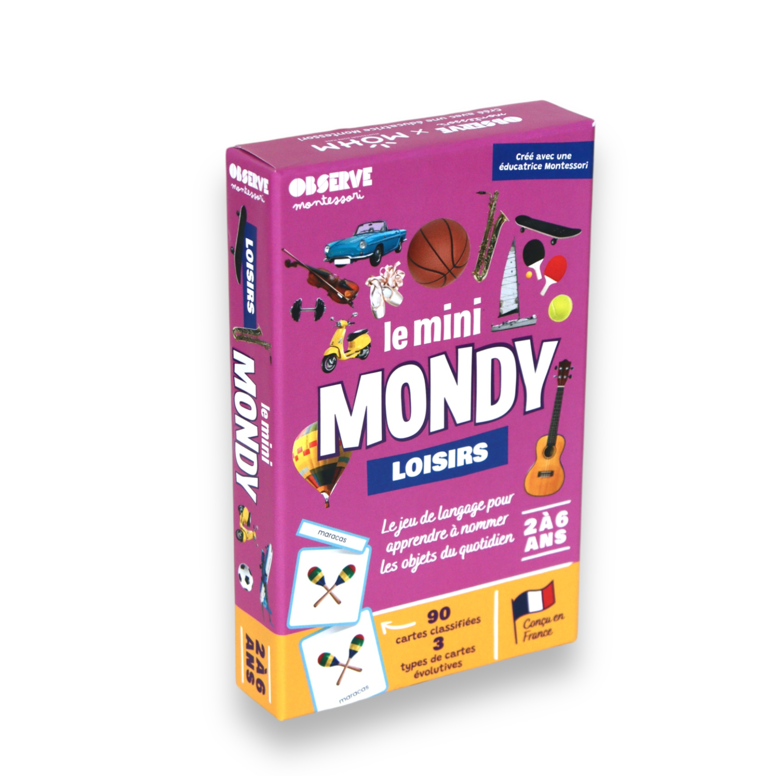 LE MINI MONDY LOISIRS : LE JEU DE CARTES AUX VRAIES PHOTOS POUR DECOUVRIR LES SPORTS, LA MUSIQUE ET