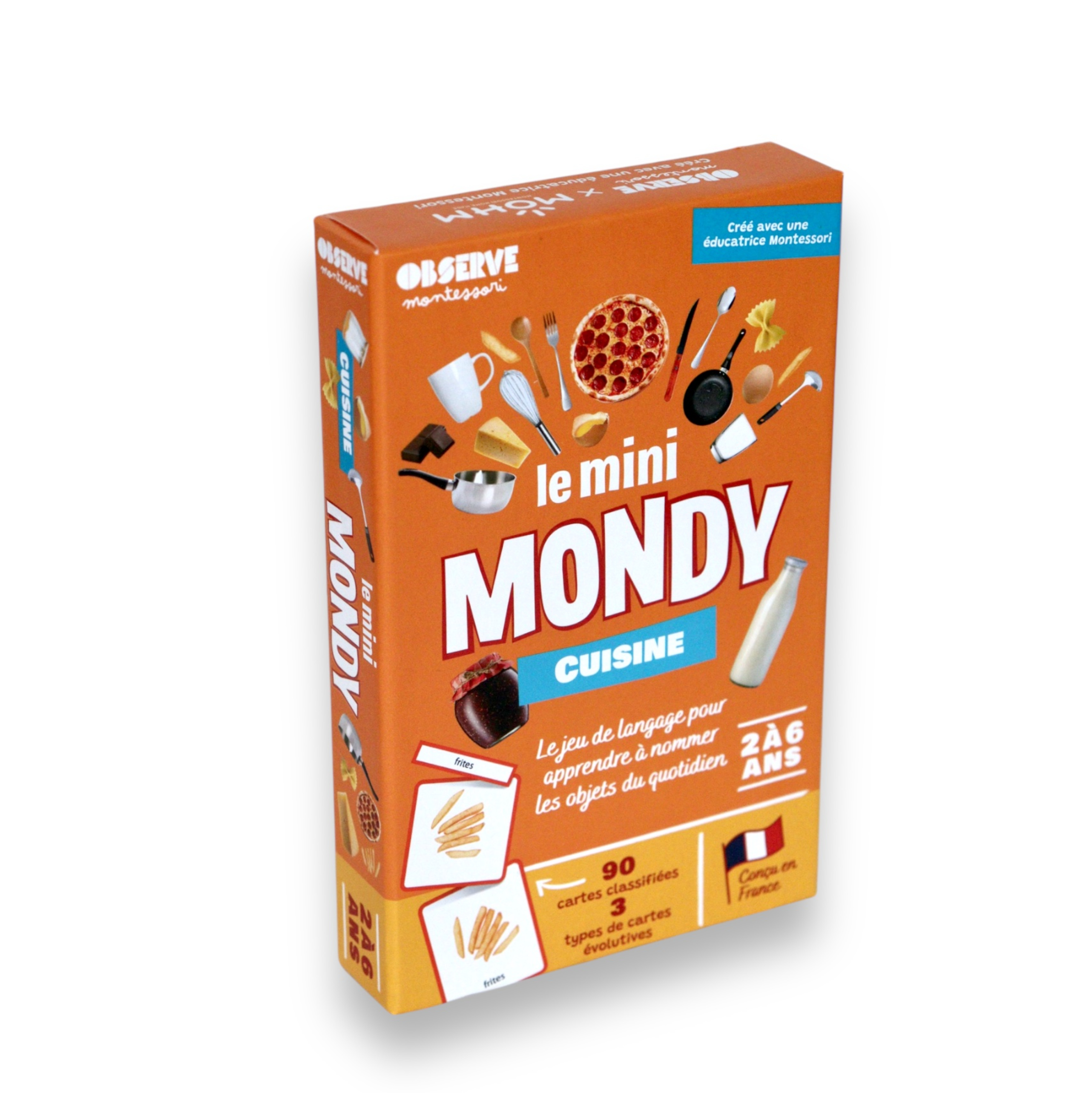 LE MINI MONDY CUISINE : LE JEU DE CARTES AUX VRAIES PHOTOS POUR DECOUVRIR LES ALIMENTS ET OBJETS DE