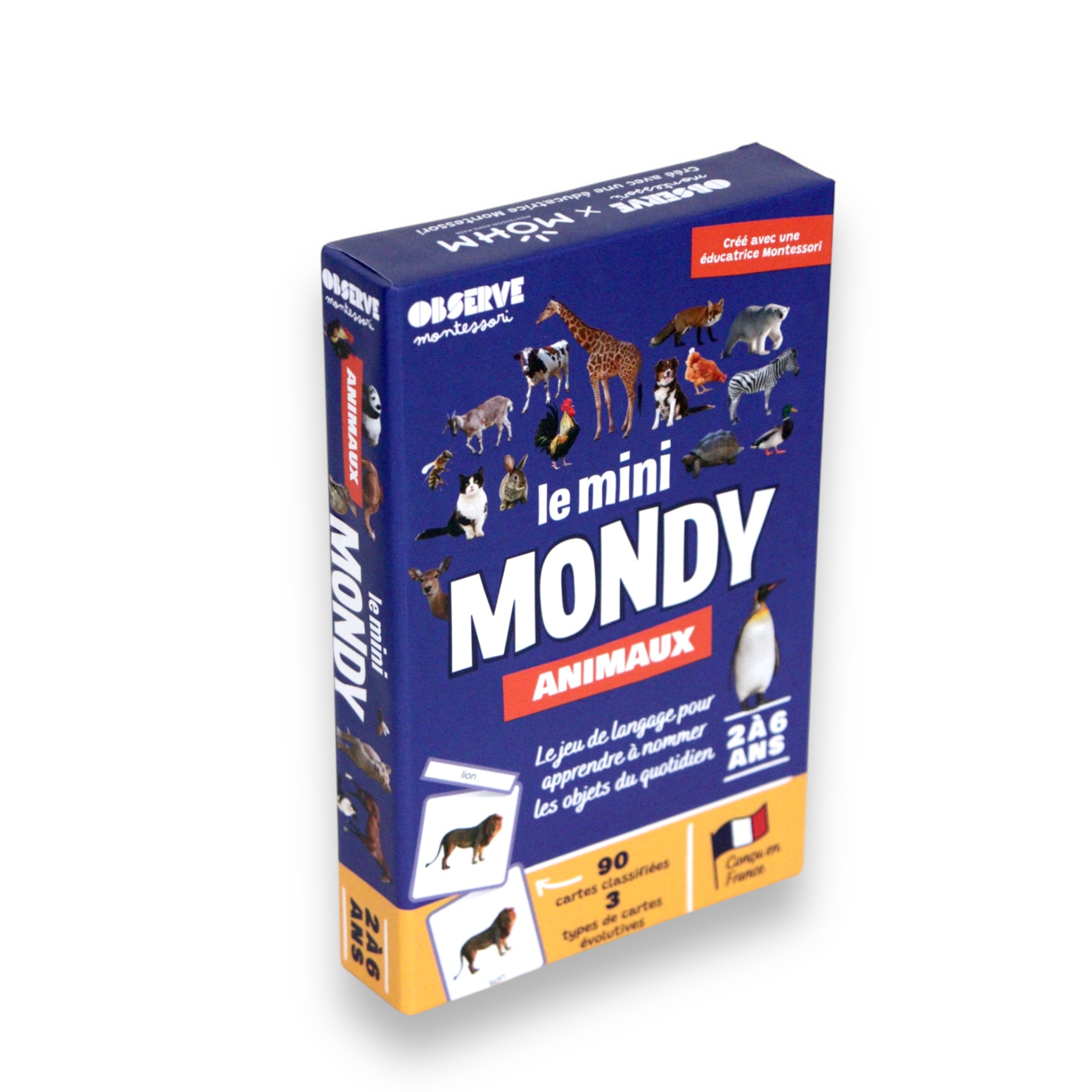 LE MINI MONDY ANIMAUX : LE JEU DE CARTES AUX VRAIES PHOTOS POUR DECOUVRIR LES ANIMAUX