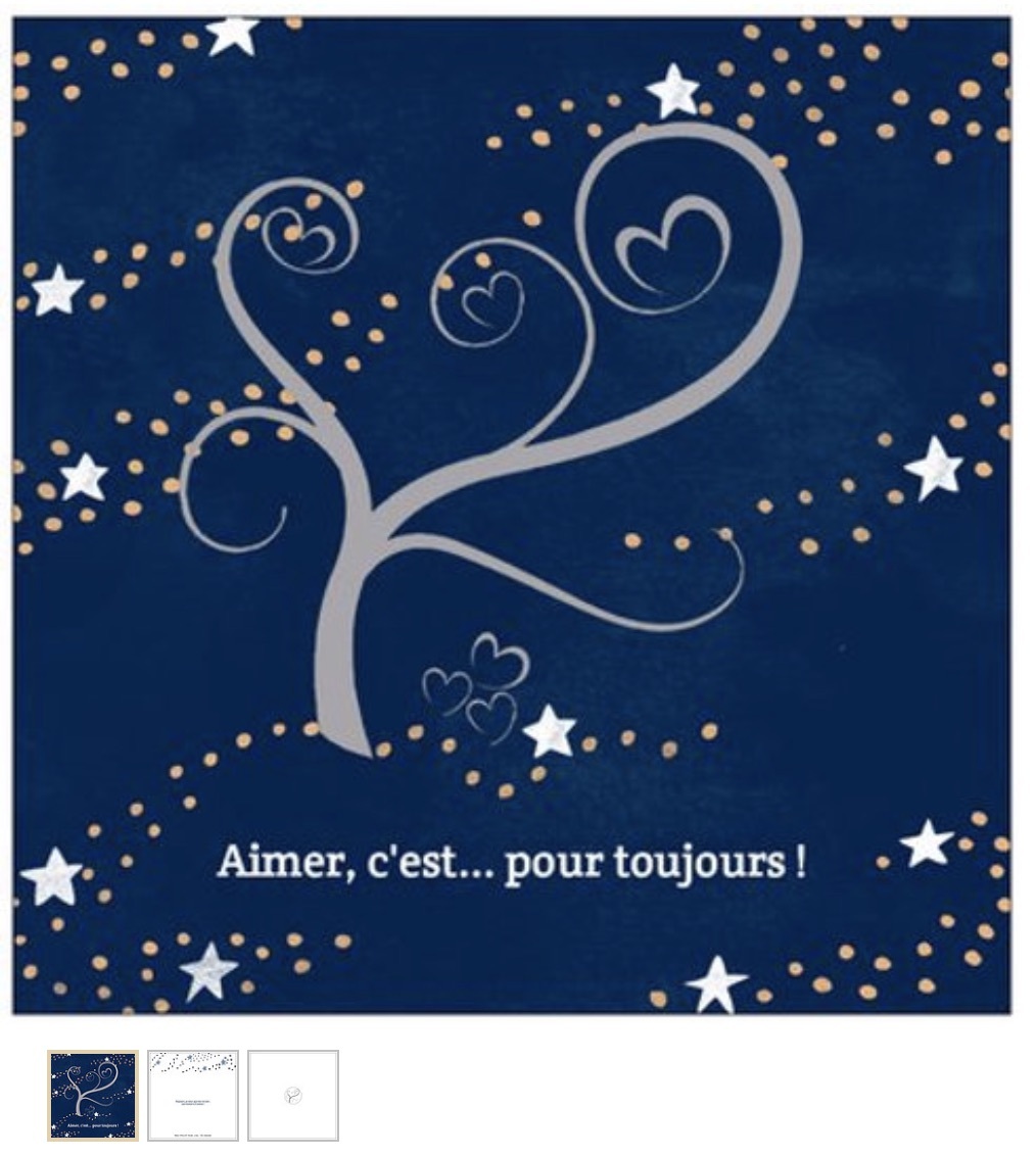 Carte Bleue Étoilée