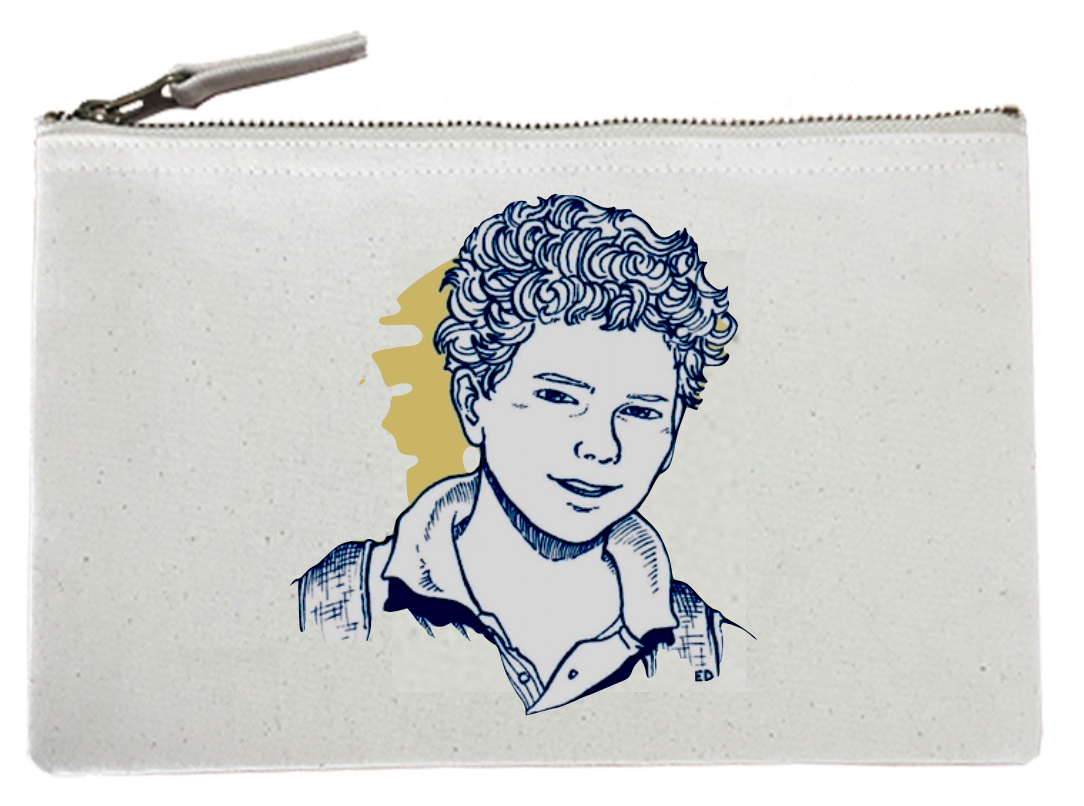 Trousse Carlo Acutis bleu Emilie Droulers 25X15