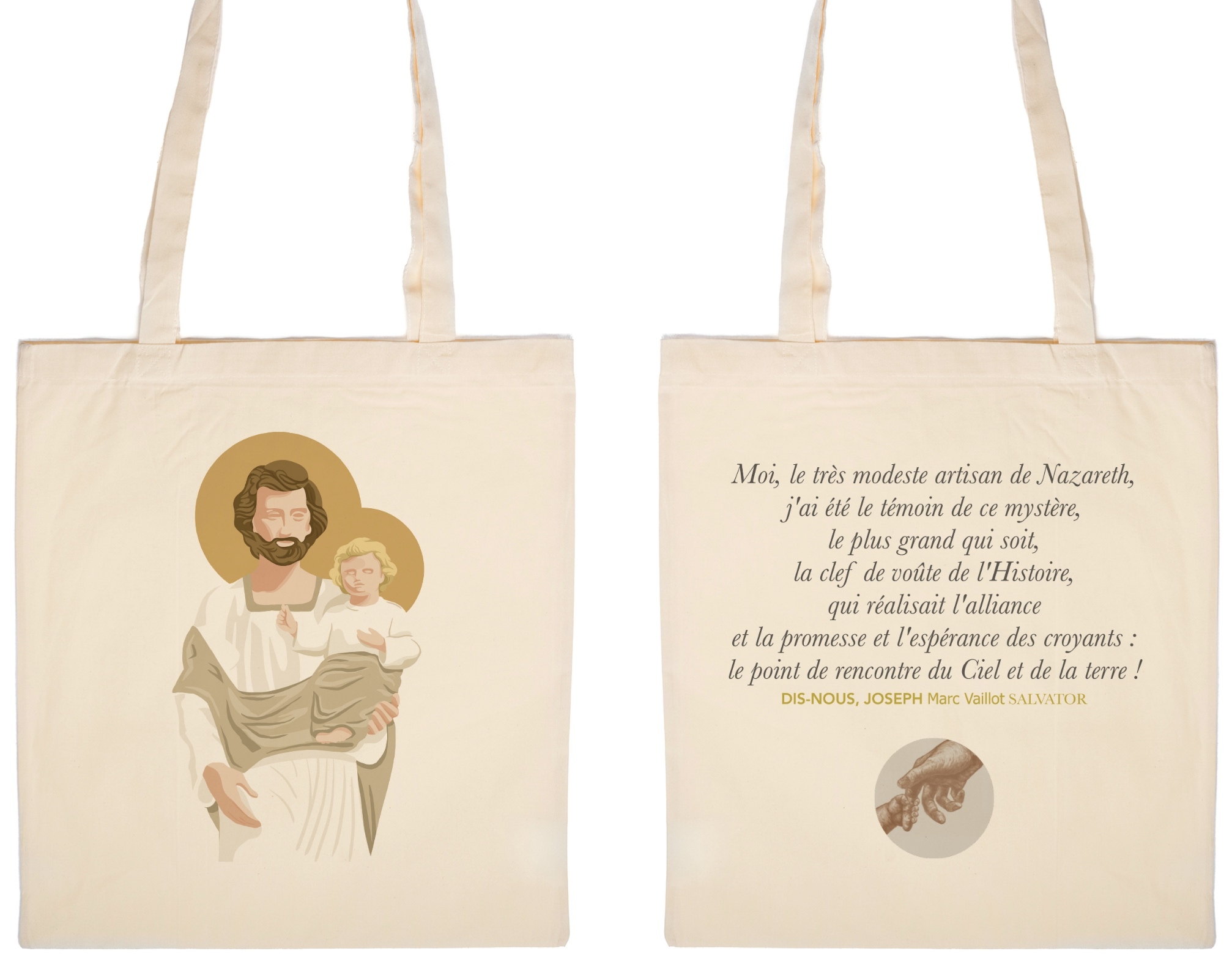 Sac soufflet Dis nous, Joseph