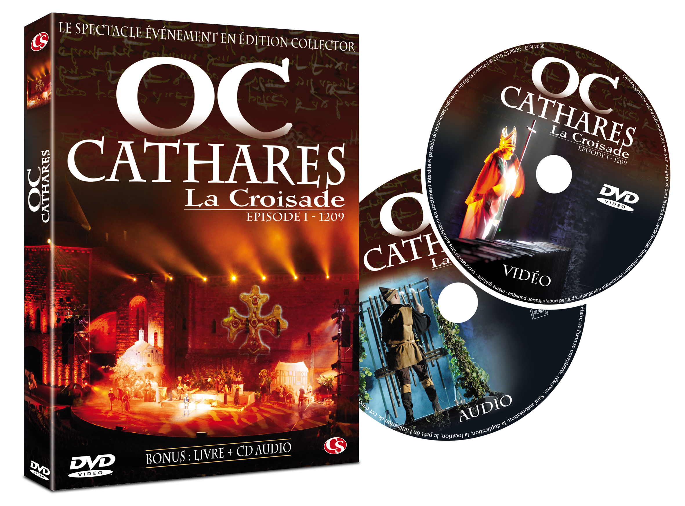 CATHARES - OC CATHARES-CROISADE - DVD