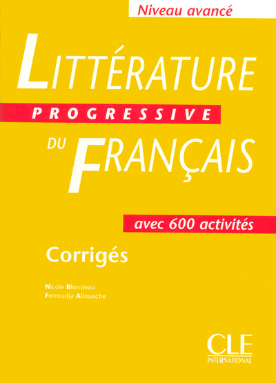 Litterature progressive du francais corriges