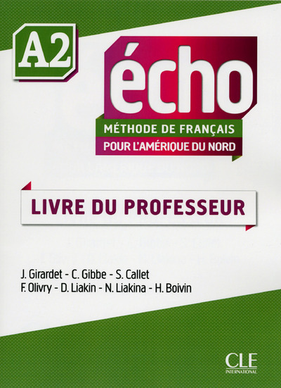 Echo amerique du nord a2 professeur